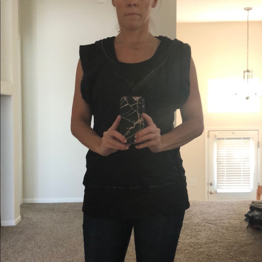 Vest sweatshirt